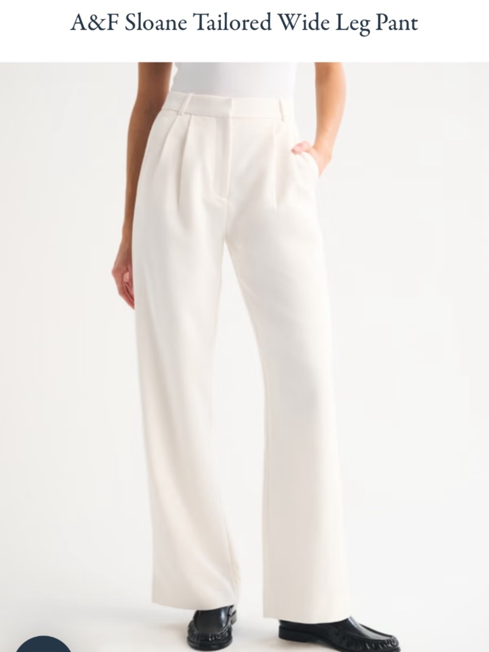 A&F Sloan wide leg pants